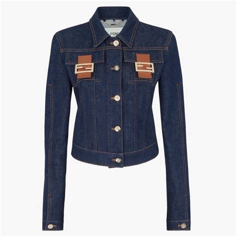 fendi girls jacket|fendi denim jacket women's.